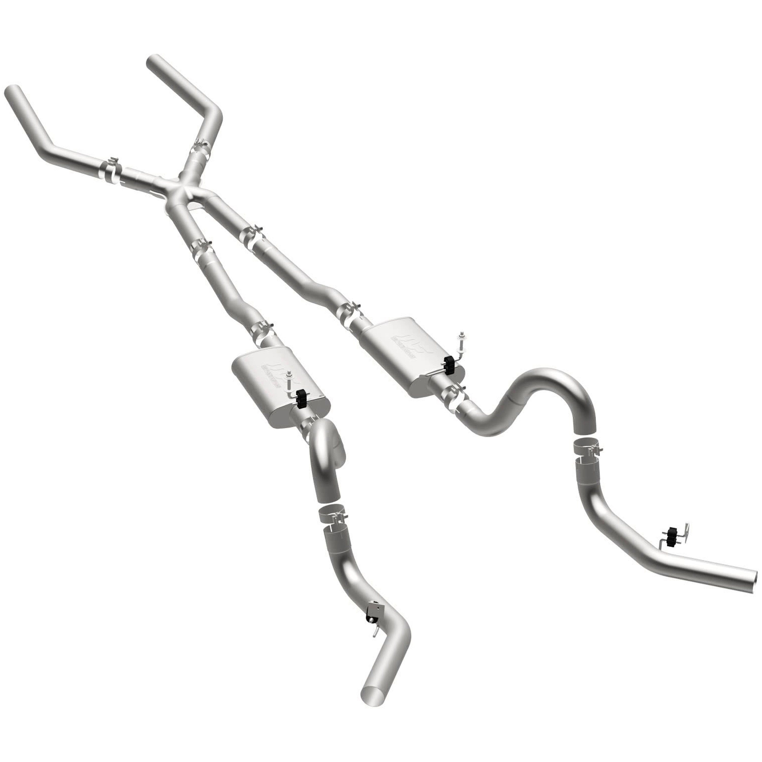 MagnaFlow Exhaust Products 15898 Street Series Stainless Crossmember-Back System